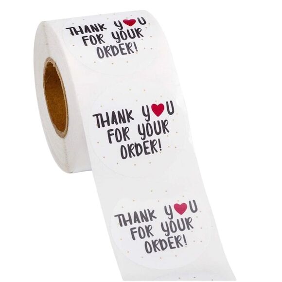 500 Thank You Stickers - Picture 2 of 2